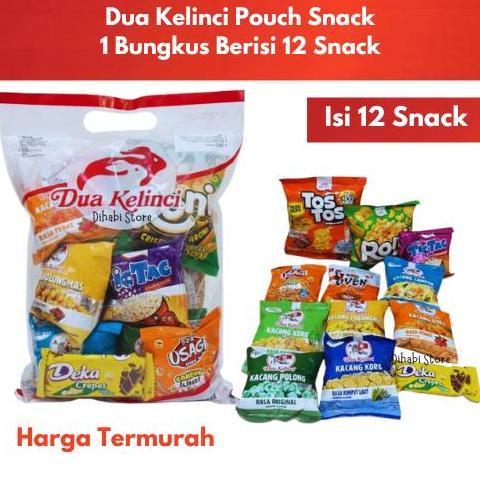 Umido- Dua Kelinci Snack Hampers Edisi Idul Fitri Gift Pack 12 Macam Camilan Baru 1 Dus Isi 12 Bag