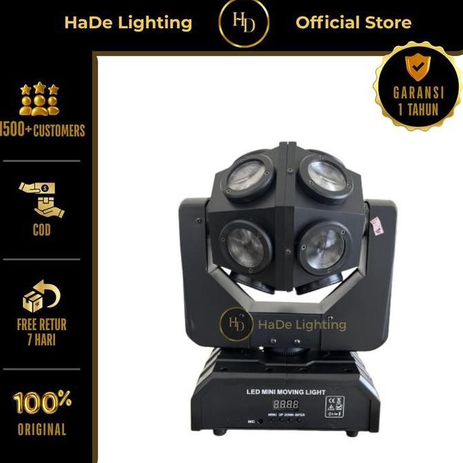 Moving Head Disco Ball - Bola Roda Gila LED ICA
