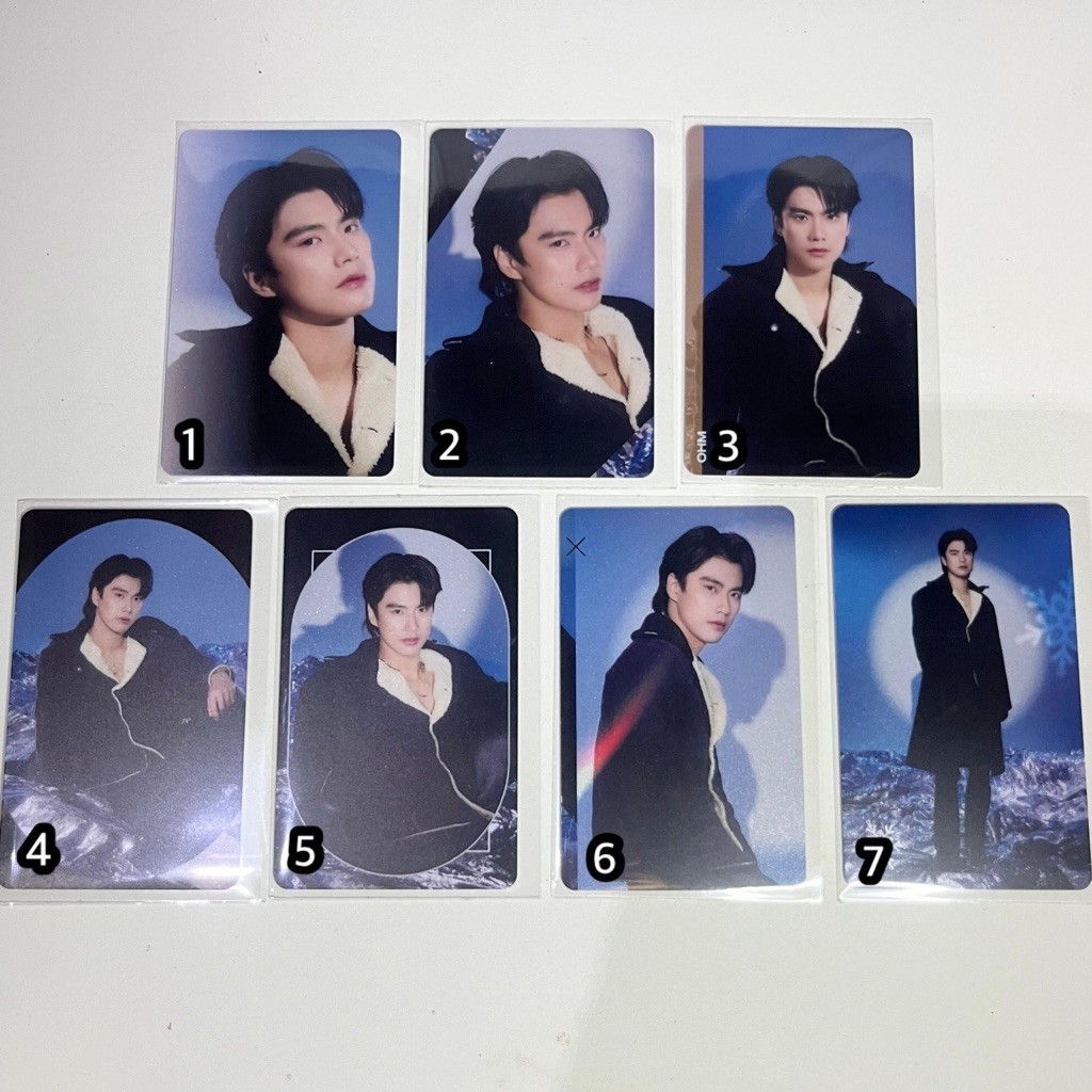 Photocard Ohm Pawat Elements of Seasons Series Exclusive pc set official Gmmtv