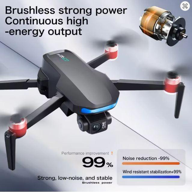 Drone S-X1 4K HD Camera 3-Axis Gimbal Drone GPS Brushless Motor WIFI Remote Layar Besar Optical Flow
