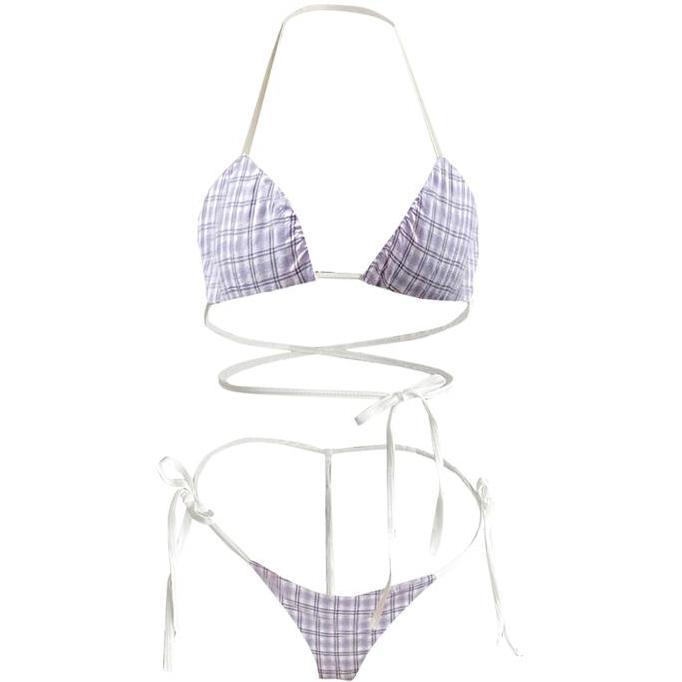 Lingerie Set Tali Bh Open Plus Size Bra G String Set Lingerie B23 Tidur Transparan Wanita Dress