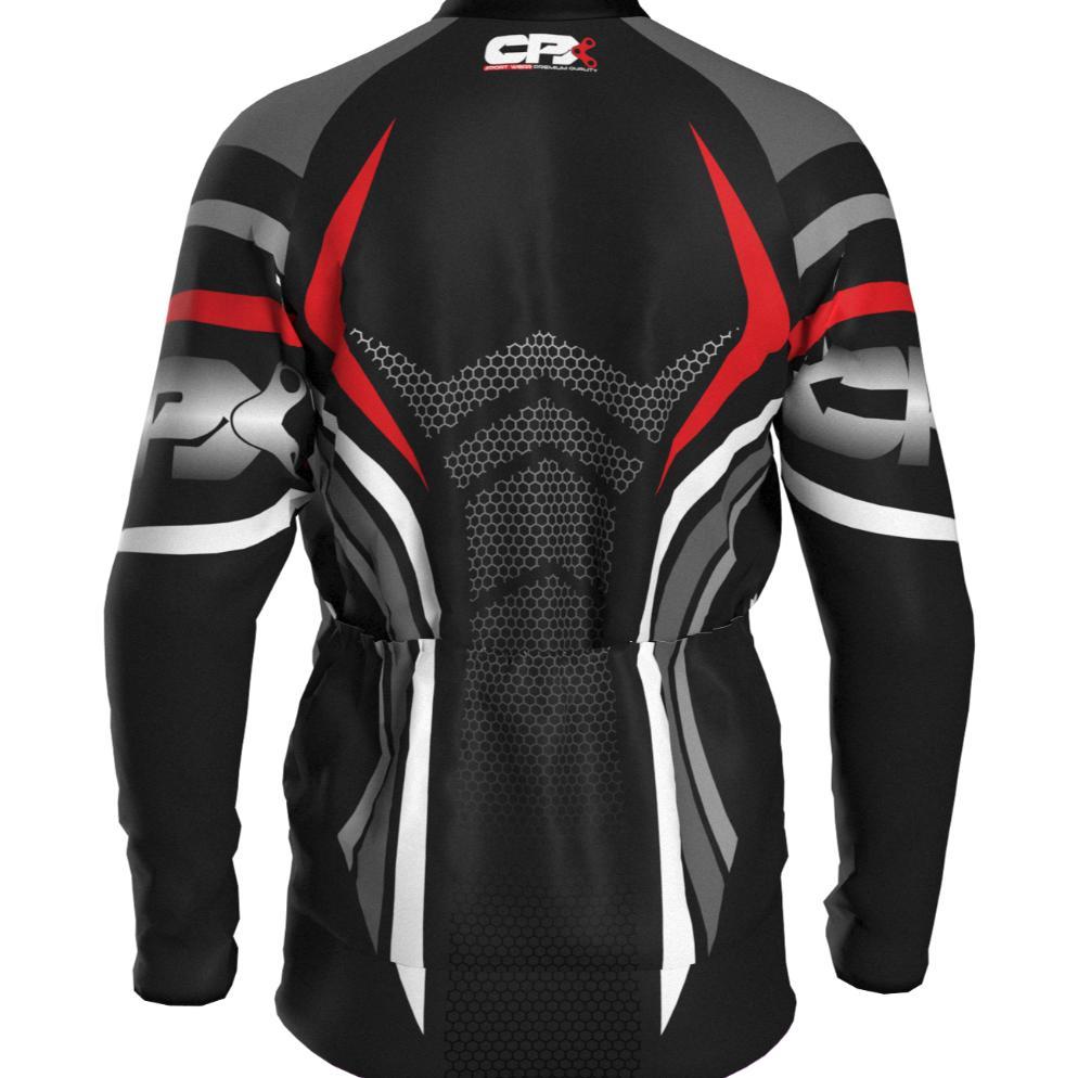 BIG SALE CPX Baju Kaos Jersey Sepeda Mtb Kaos Gowes Pria Wanita Lengan Panjang Full Printing Origina