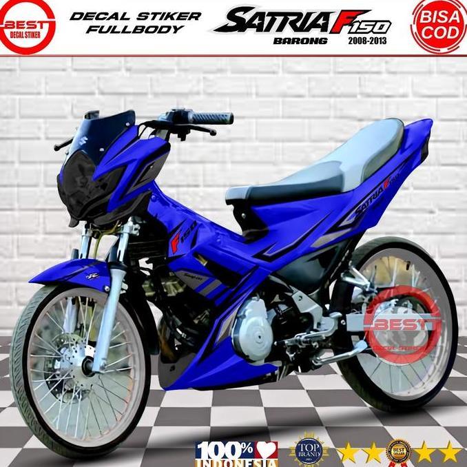 Decal Satria FU Barong Motif Racing Warna Fullbody - Sticker Variasi FU 150 Barong Keren Full Body M