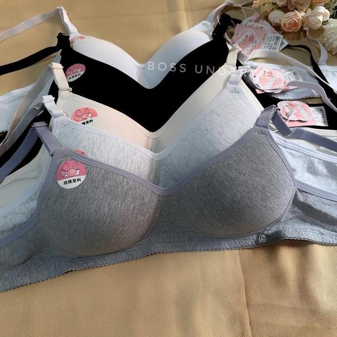 Bra polos tanpa kawat, Sport bra polos, BH ABG katun, BRA katun, BH hitam, BH putih, Bra polos , Fas