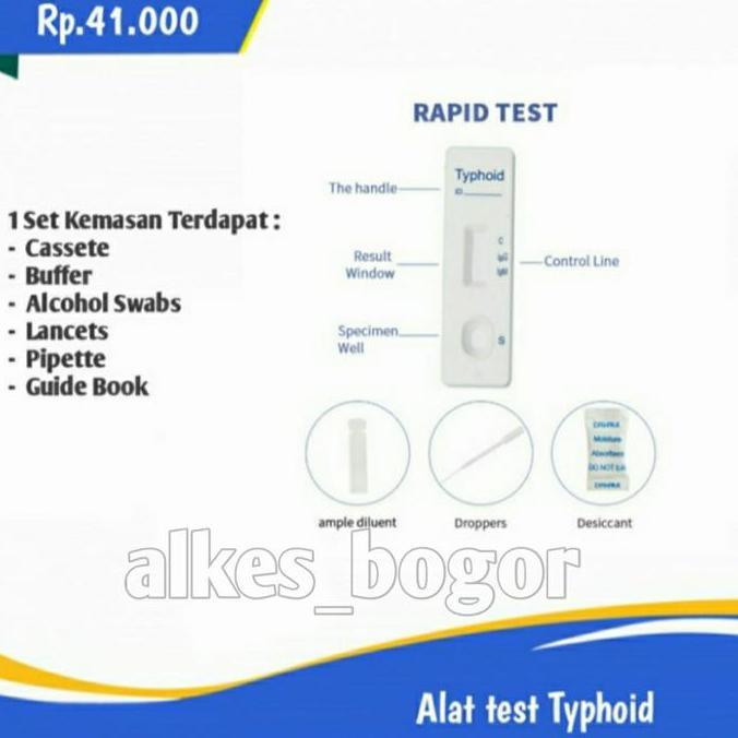 Typhoid IgG/IgM - tes mandiri IgG/IgM satuan