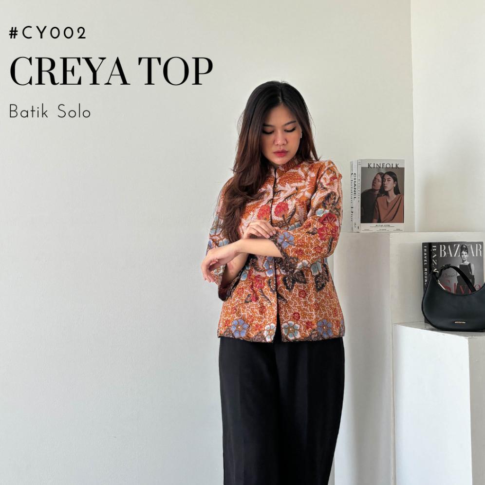 ORIGINAL HEM BATIK LENGAN PANJANG WANITA KATUN SOLO