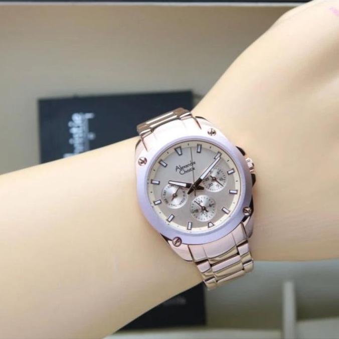 JAM TANGAN WANITA ALEXANDRE CHRISTIE AC8667 AC 8667 ORIGINAL