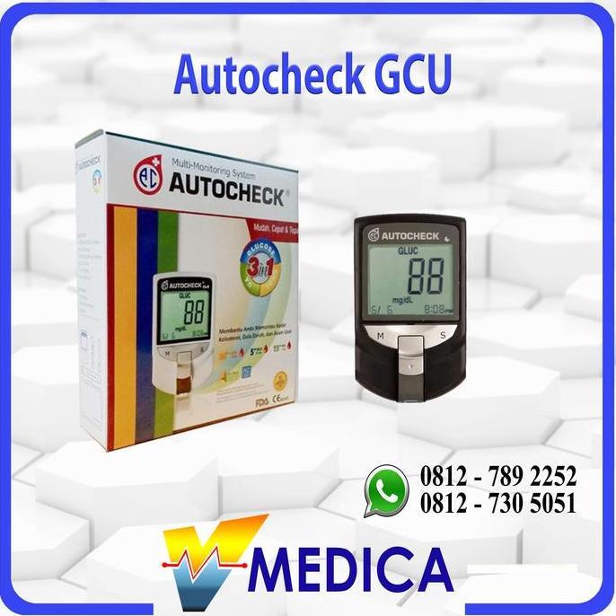 Alat Tes Darah 3 in 1 Autocheck (Gula Darah, Asam Urat, Kolesterol)