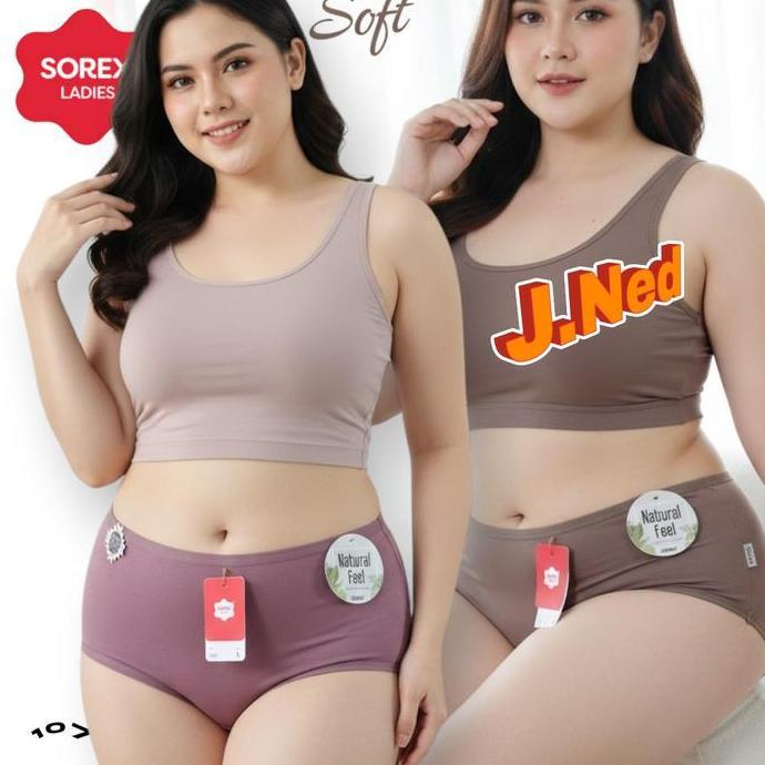 J107 Sorex Celana Dalam Wanita Dewasa, Celana Dalam Perempuan Sorex Size M L EL QL