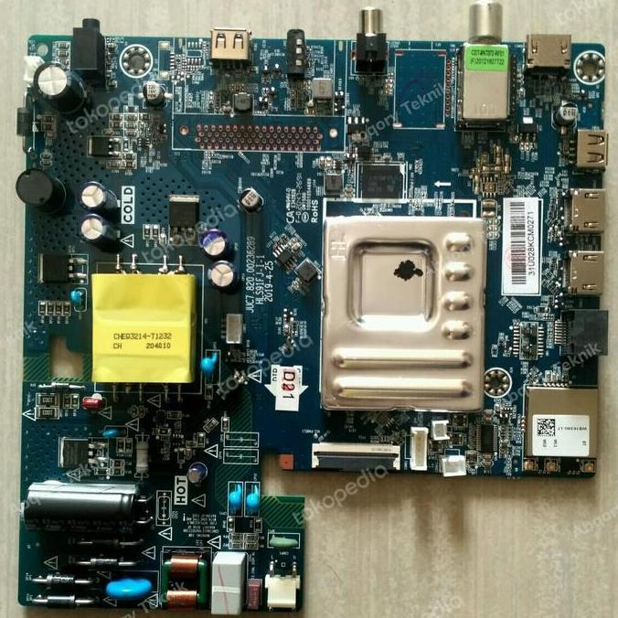 MAINBOARD TV REALME 43inc SMART - MOBO - MOTHERBOARD - MB REALME 43 CVCU31