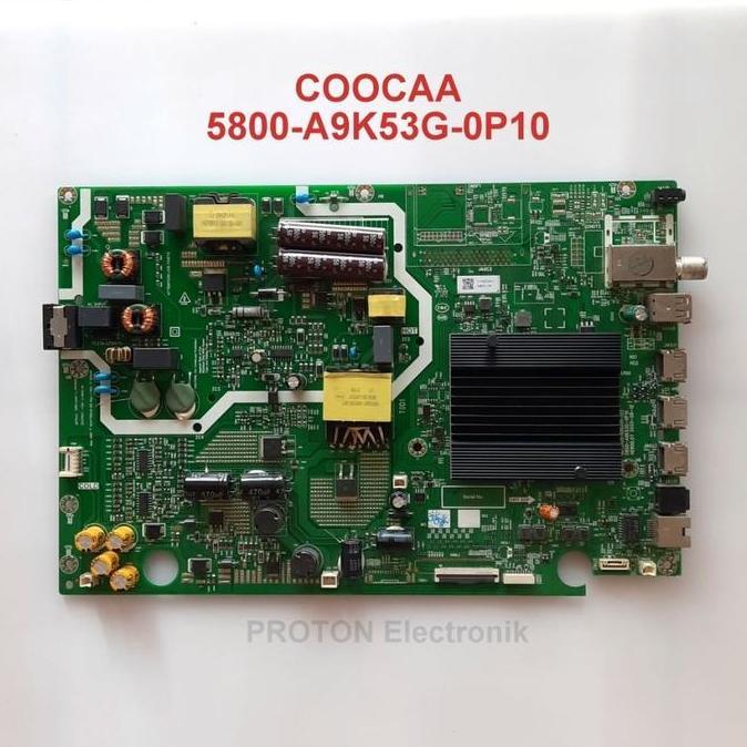 Mainboard LED TV COOCAA Android 55S6G Pro Mesin Matherboard LCD Smart 5800-A9K53G-0P10 N012406-00094