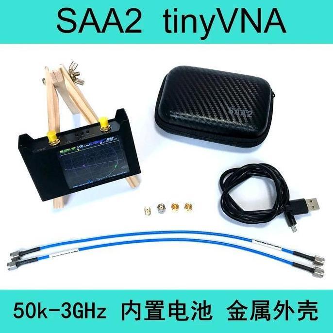 V2 3G Vector Network Analyzer S-A-A-2 NanoVNA Antenna analyzer HF VHF UHF dengan EVA Case Antena ana