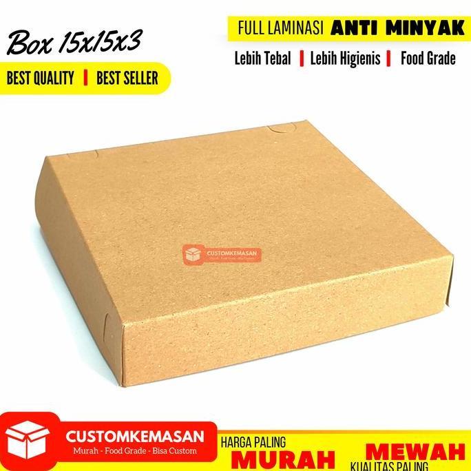 Kotak Roti Canai maryam 50pcs / Dus Box Kemasan Roti Maryam /  Kemasan Roti