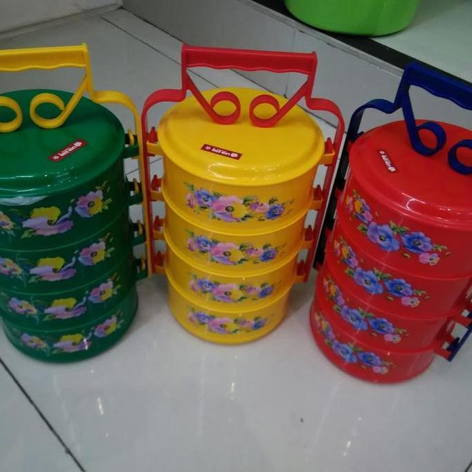 Rantang Plastik Lion Star Susun 4.