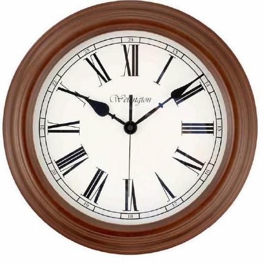 Jam Dinding Kayu Wellington Seiko 601340 Original Mesin Seiko Sweep