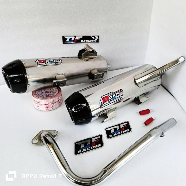Grade Ori Knalpot Terlaris Standar Racing All Metik(Krum Anti Karat) Bass Adem Beat Karbu Esp Pgmfi 