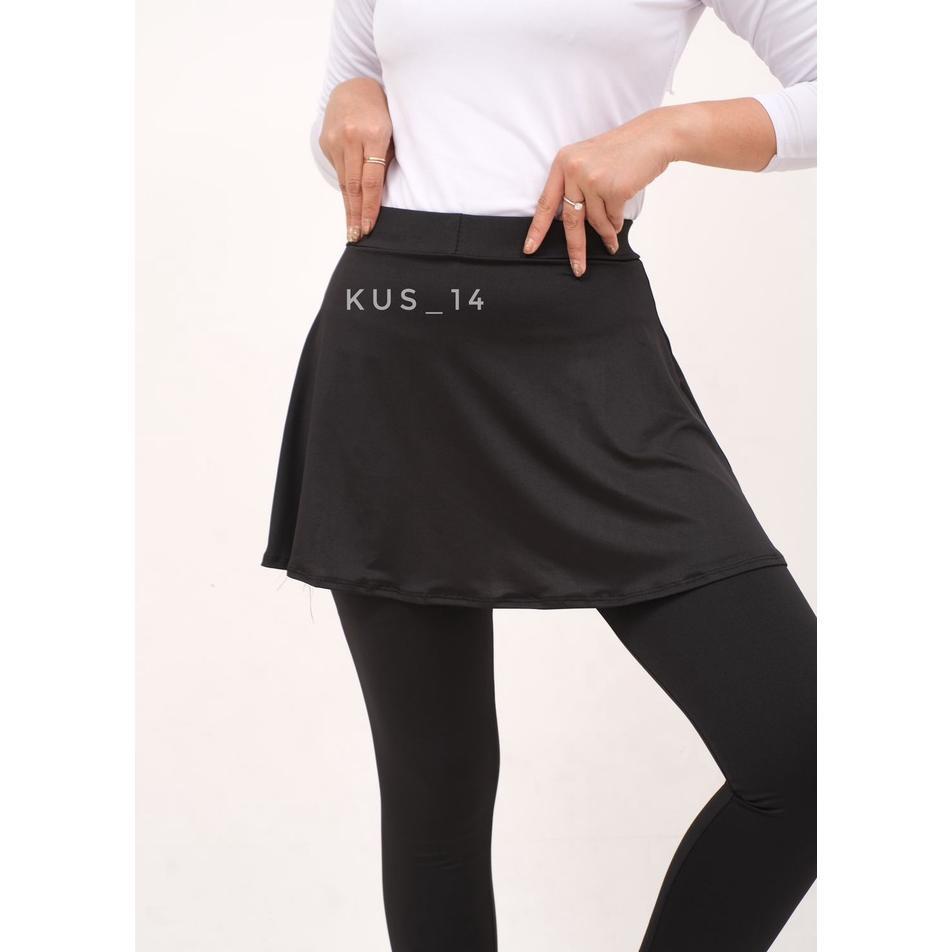Legging Rok Muslimah / Celana Legging Panjang Rok