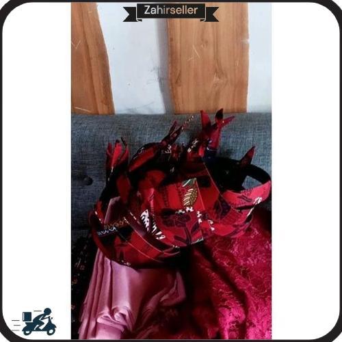 Udeng Instan Siap Pakai Khas Madura / Udeng Sakera / Blangkon Merah Madura Jawa Timur / Udeng Cak Su