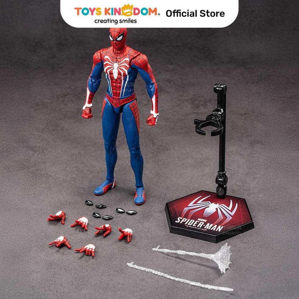 Toys Kingdom Top Gear Zd Infinite Action Figure Spiderman Advanced Suit 17.5 cm - Merah/Biru Action 