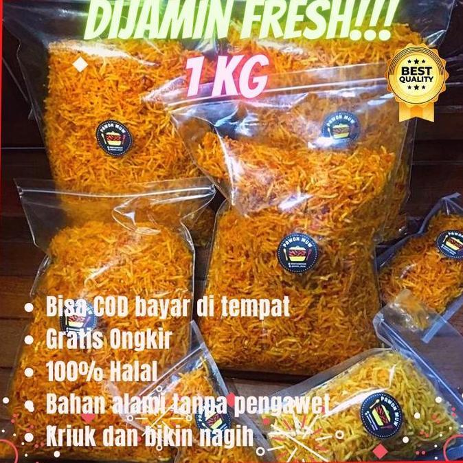 Kripik Kentang Mustofa Balado Renyah Pedas Manis 500G/1Kg - Pawon Muw Cemilan Kering Terlaris