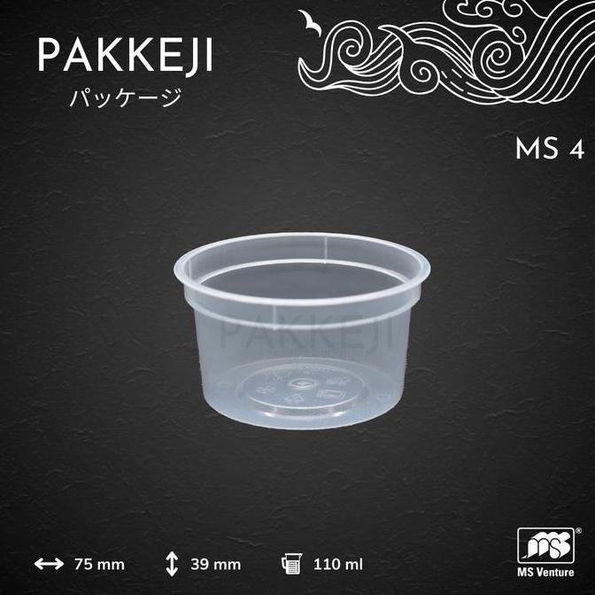 Thinwall cup 100ml / Cup plastik / thinwall cup / MS Venture GT