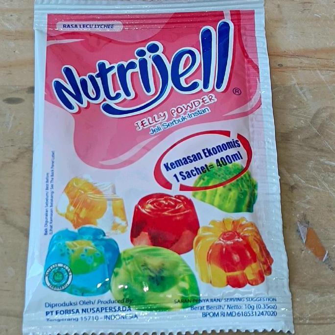 Perkakaskue- Ekonomis Nutrijel Per1 Pcs Nutrijell Cokelat Nutrijel Leci 10Gr Kecil Nutrijel Cokelat 