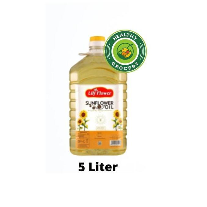Newstockkita- Lily Flower Canola Oil 5 Liter / Canola Oil