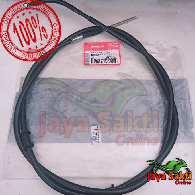 TERLARIS KABEL REM BELAKANG BEAT NEW 2020 DELUXE ASLI HONDA