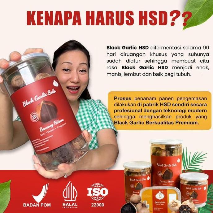 Newstockkita- Hsd Black Garlic 3 In 1 + Goodie Bag, Bang Hitam Bottle