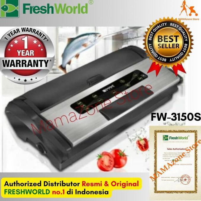 Youme- Freshworld Mesin Vacuum Sealer Fw3150S Fw 3150S Fw-3150S - Touch Screen Model With Stainless 