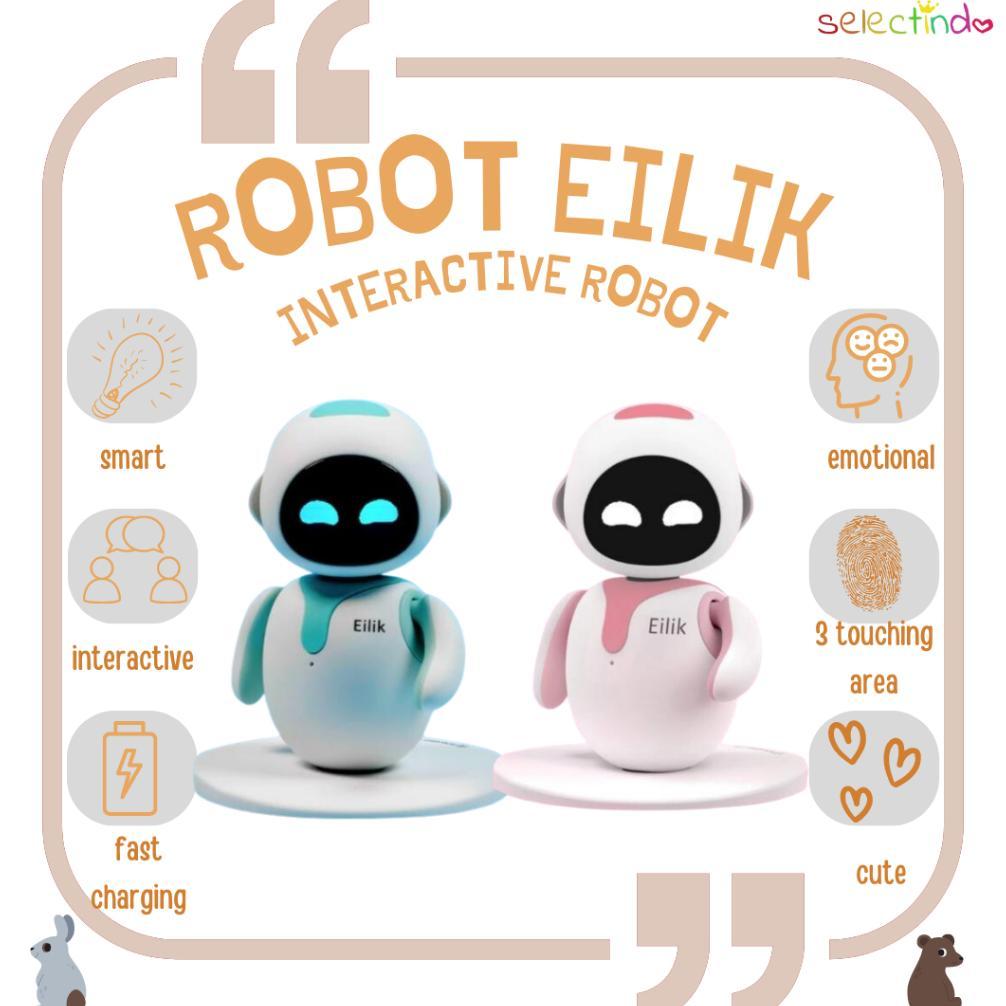 Eilik Robot / AI Robot / Robot Interaktif / Robot Lucu / Emotional Robot / Robot Pintar / Cute Robot