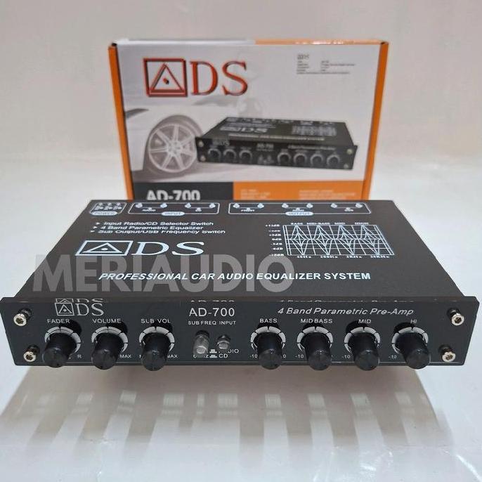 Pream Parametrik ADS AD 700 Parametrik penjernihsuara  Equalizer Audio Sound System Profesional