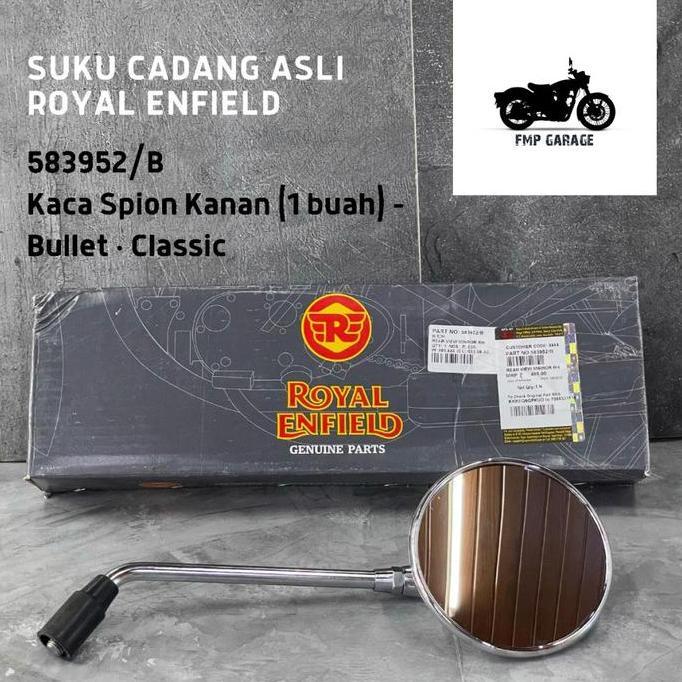 Spion Mirror Chrome Royal Enfield Classic Bullet 350 Orinal