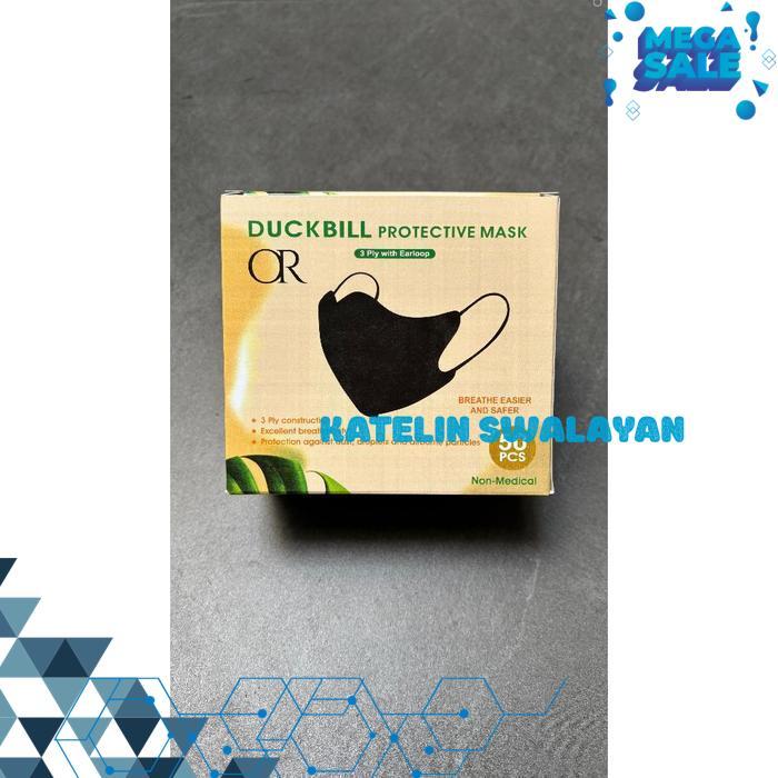 MASKER DUCKBILL 3 PLY ORLEE (ISI 50) - FACE MASK DEWASA GARIS EMBOS BEST SELLER