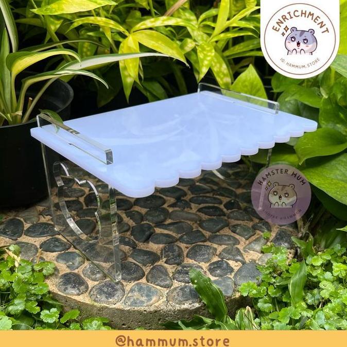 Platform Hamster Akrilik | Meja Akrilik Hamster | Meja Hamster