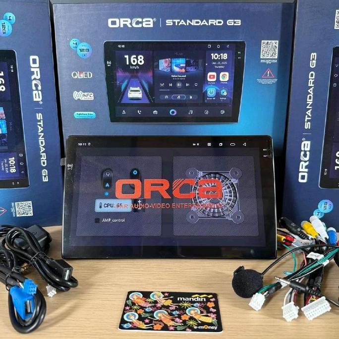 Head Unit ORCA 10 inch ANDROID ORCA G3 RAM 4/128 ANDROID ORCA TERBARU