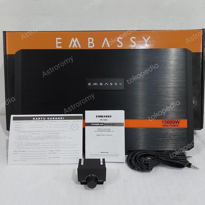 Power Embassy monoblock / monoblok 1 channel power amplifier