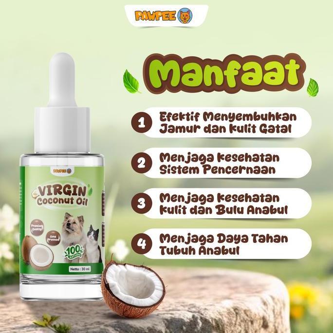 Whatcat- Virgin Coconut Oil Obat Jamur Scabies Luka Sakit Anabul Kucing Anjing Paling Ampuh Vco Untu