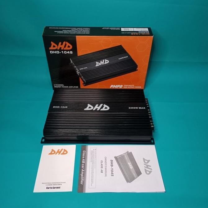 Power DHD seri DHD-1044 4Channel 2200Watt Power Mobil Audio Mobil