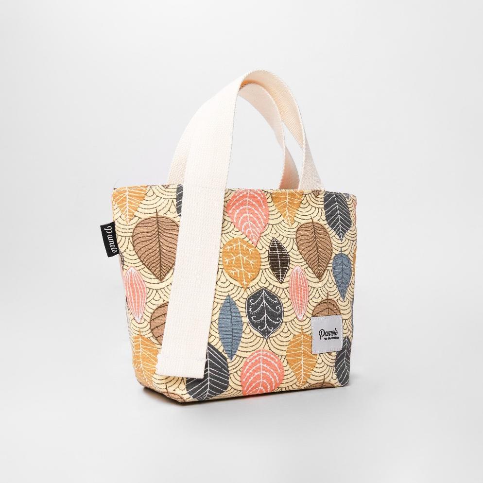 new product pamole pouch travelling mini totebag bahan kanvas - shara series