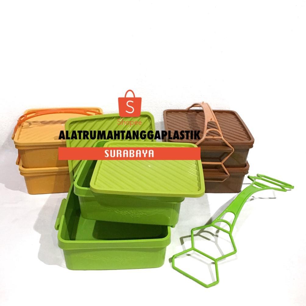 HOT DEALS 1pc Rantang Susun 2 Chelsea / Kotak Makan Susun / Tempat Makan Susun / Tempat Roti / Kotak