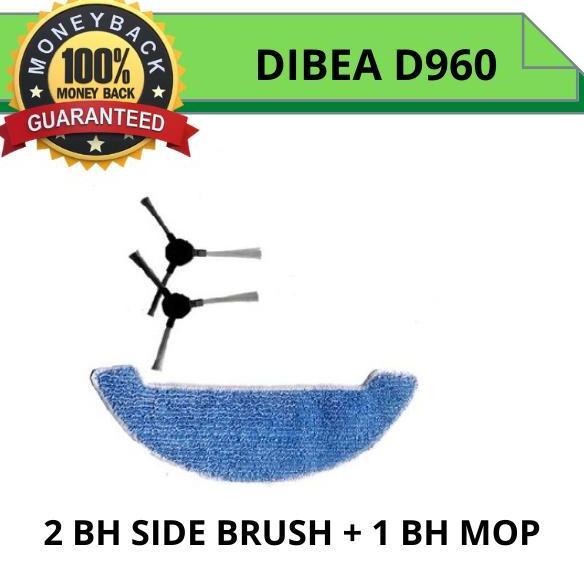 Seiketsu- Access Oem Part Rolling Brush,Side Brush, Filter ,Mop Dibea D960