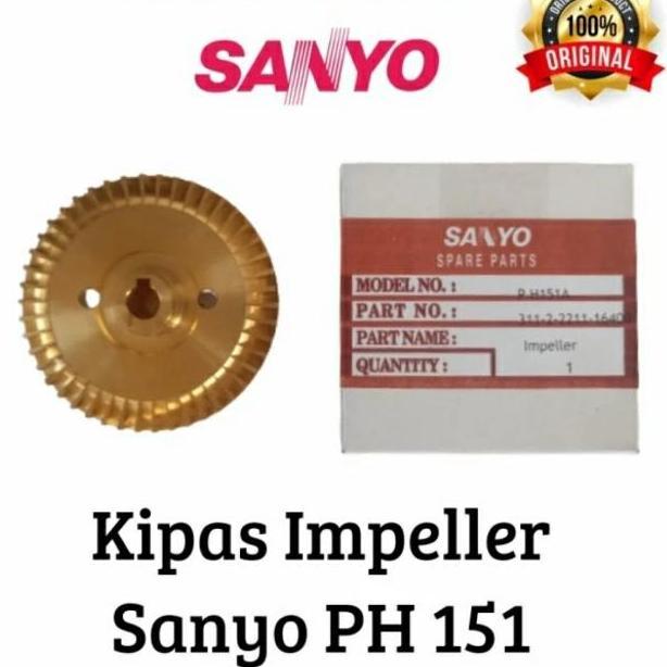 HARGA DISC - Impeller sanyo PH 151 A,  sparepart pompa air sanyo, PH151 PH-151 ORI