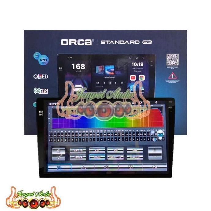 Head Unit Android ORCA New Standard 9 Inch Innova Reborn Car Play