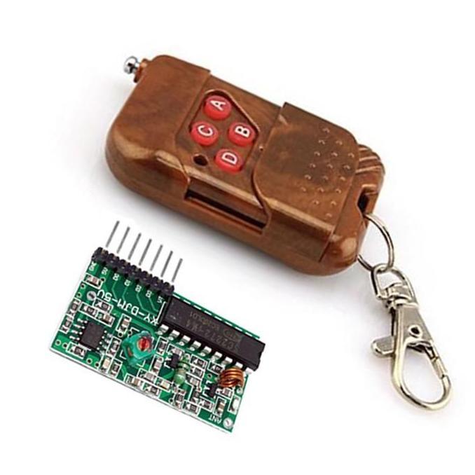 Otopic- Modul Remote Control Wireless Rf 4 Channel Tombol Receiver