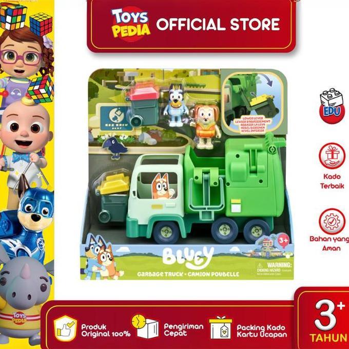 Mainan Bluey Garbage Truck S6 Truk Permainan Anak