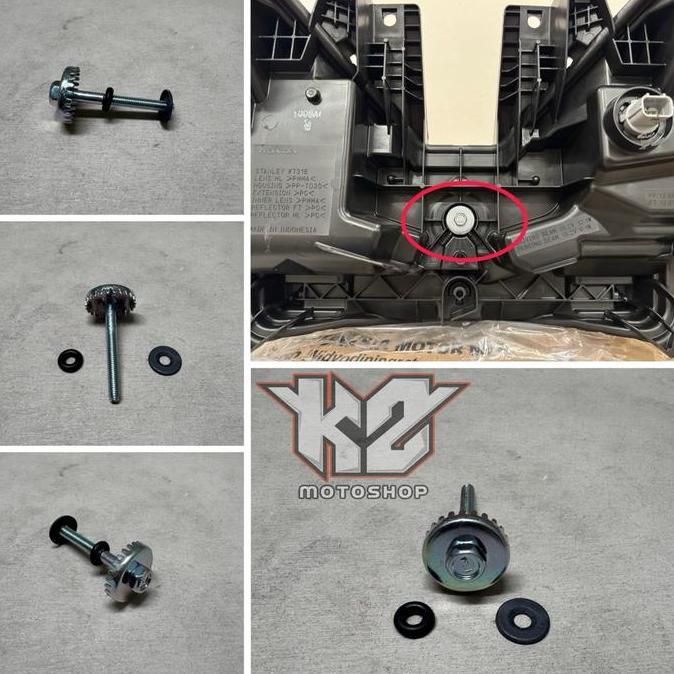 Baut Stelan Lampu Universal Baut Leveling  Pcx Vario Original