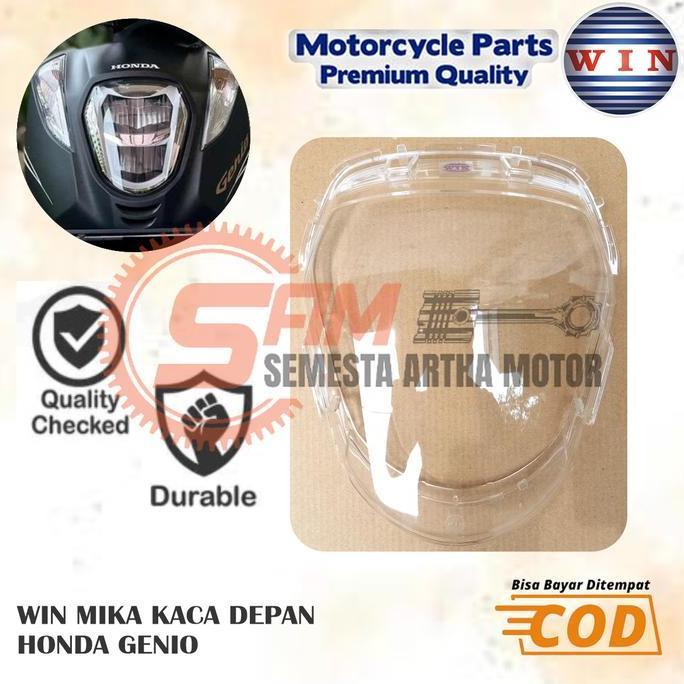 TERLARIS!! MIKA KACA DEPAN HONDA GENIO SERIES HEADLAMP KACA LAMPU MOTOR MATIC