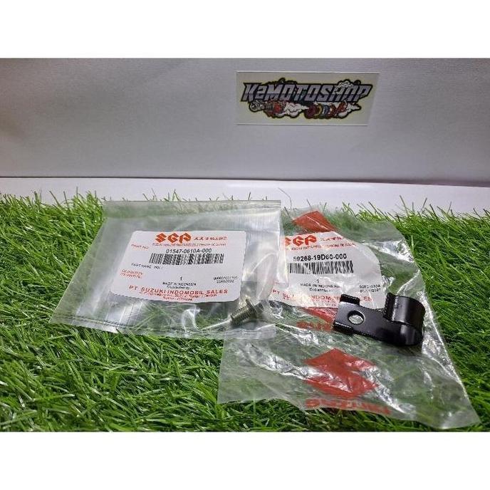 Baut Klem Brake House Clamp Kabel Selang Rem Depan Satria Fu Fi Original Sgp