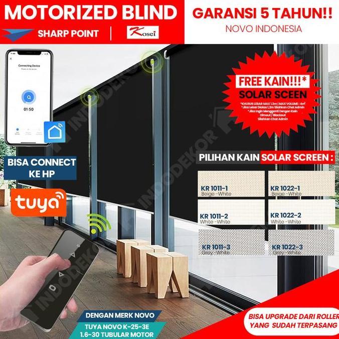 TERLARIS MOTORIZED ROLLER BLINDS - SMART ROLLER BLINDS